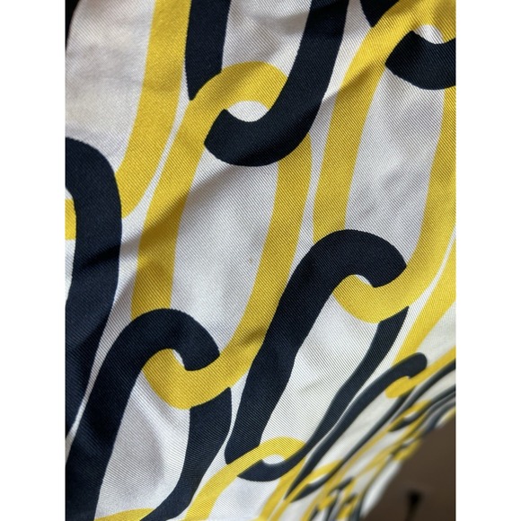 Milly Chain Halter Dress 4 Silk Italian Resort Designer Party Retro Old Money - Picture 9 of 10